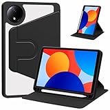 Case for Redmi Pad SE 8.7 inch 2024,Premium PU Leather Foldable Stand Smart Auto Sleep Wake with...